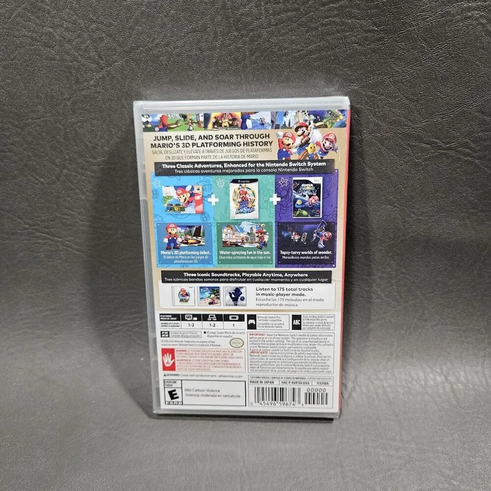 Super Mario 3D All Stars Nintendo Switch Video Game New Sealed Never Opened NIP